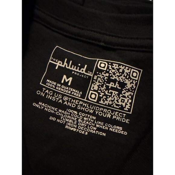 The Phluid Project "Pride Is a March Not A Parade" T-Shirt, Black, Size M, NWT - Picture 4 of 5